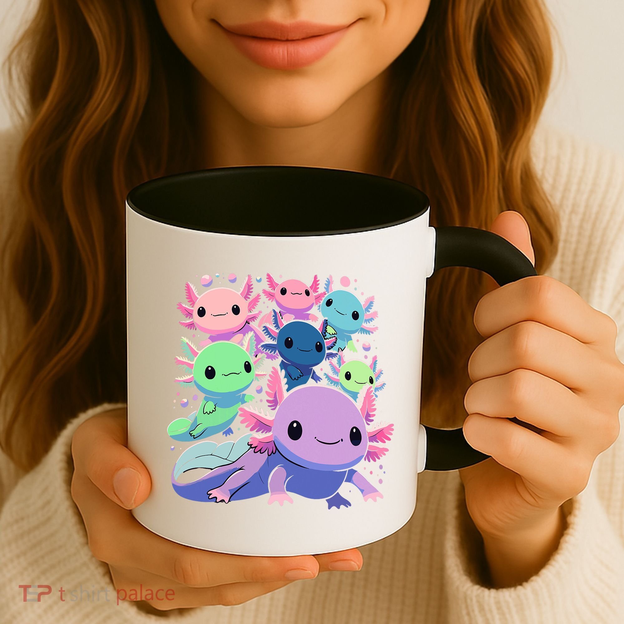 Axolotl Animals Kawaii Axolotls Coffee Mug