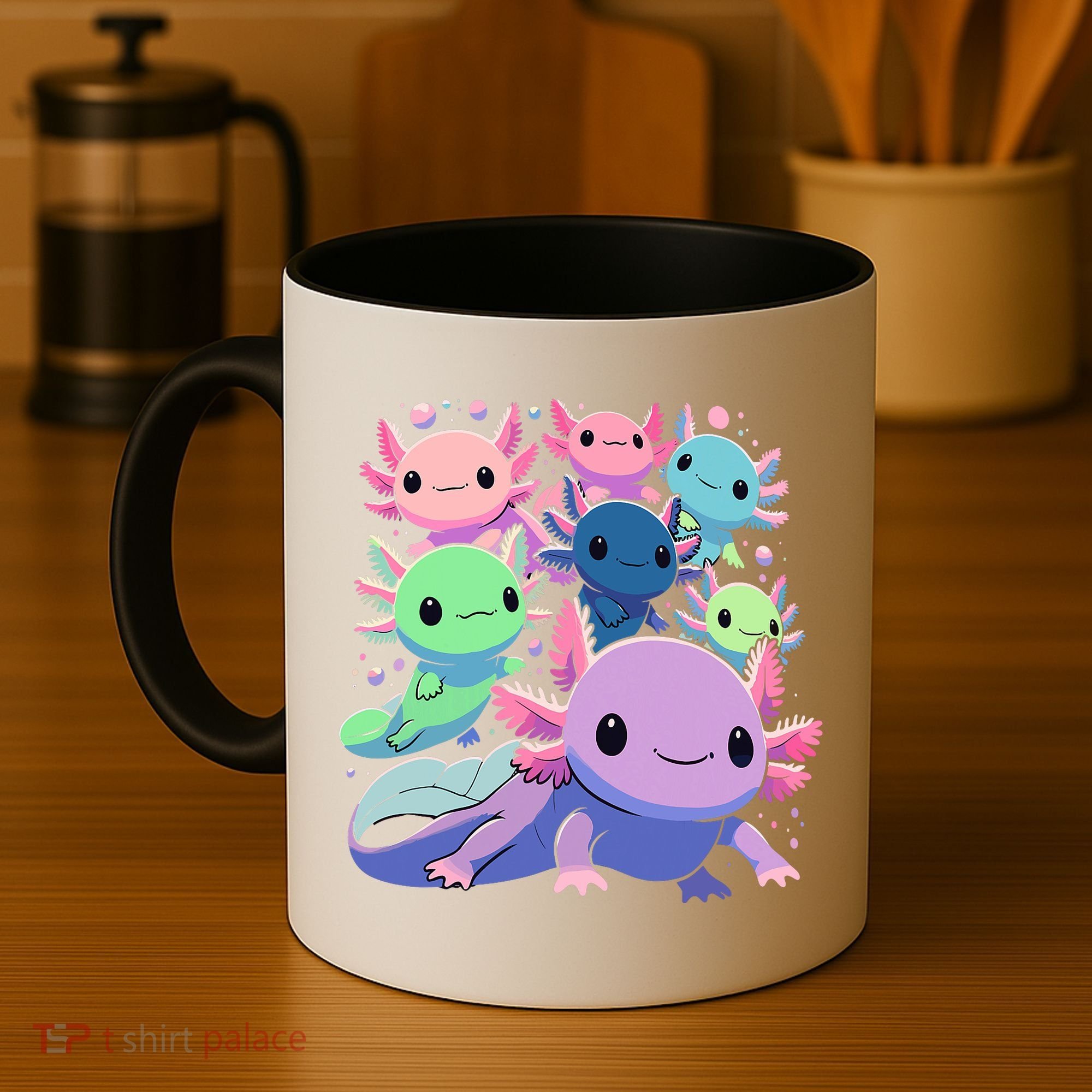 Axolotl Animals Kawaii Axolotls Coffee Mug