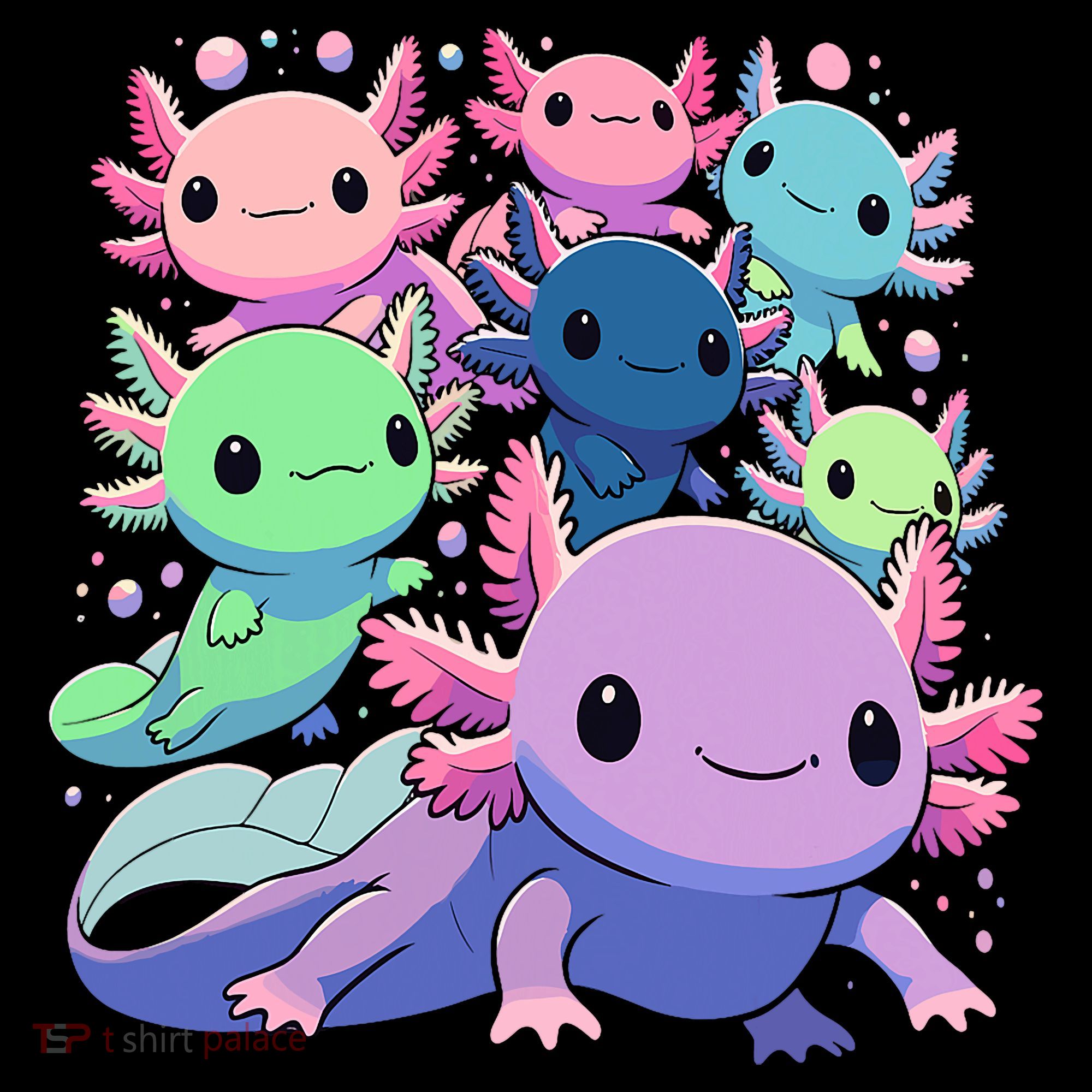 Axolotl Animals Kawaii Axolotls Women's Hoodie
