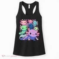 Axolotl Animals Kawaii Axolotls Women's Tank Top thumb 0