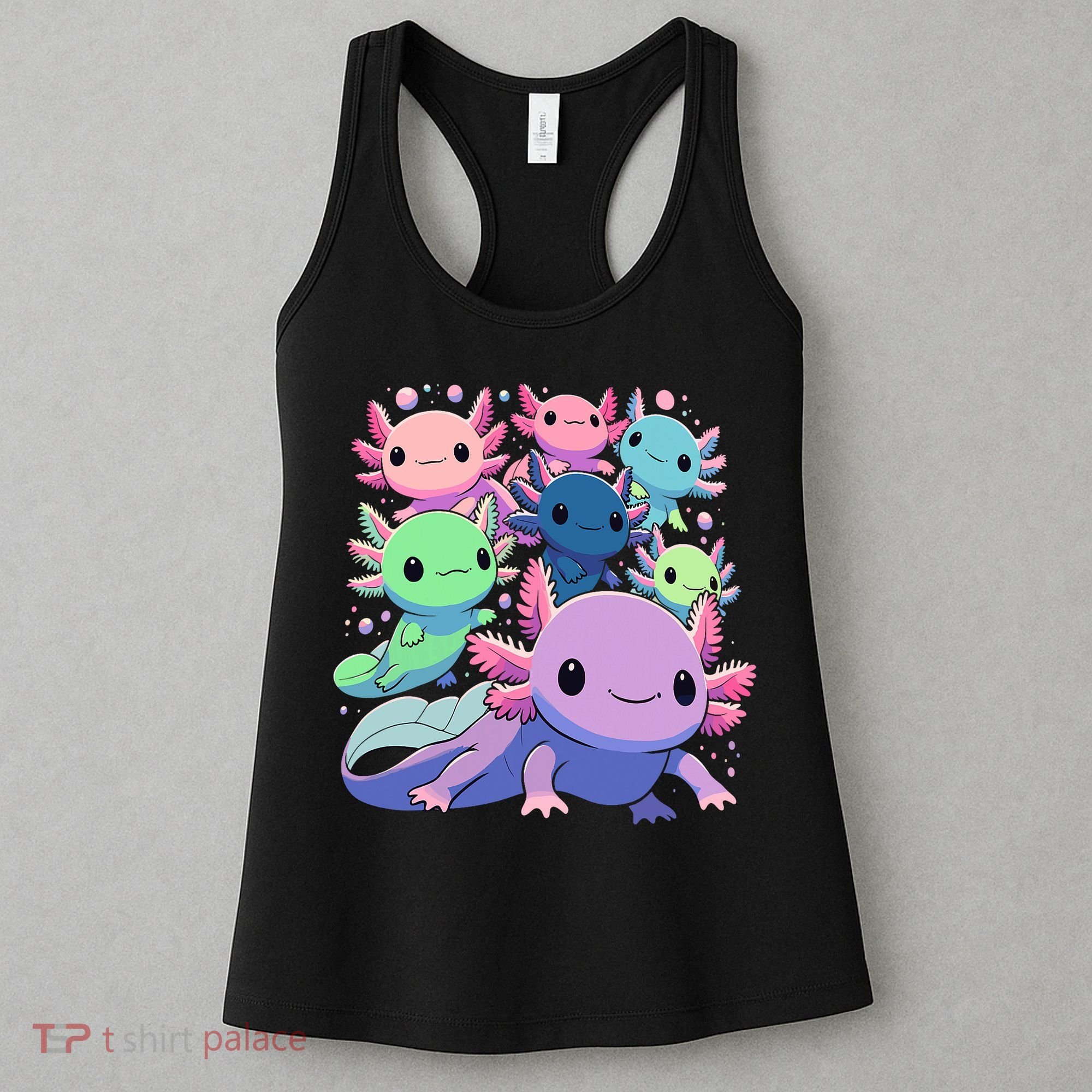 Axolotl Animals Kawaii Axolotls Women's Tank Top