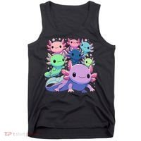 Axolotl Animals Kawaii Axolotls Tank Top thumb 0