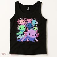 Axolotl Animals Kawaii Axolotls Tank Top thumb 2