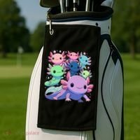 Axolotl Animals Kawaii Axolotls Golf Towel thumb 2