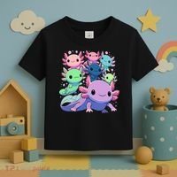 Axolotl Animals Kawaii Axolotls Toddler T-Shirt thumb 3