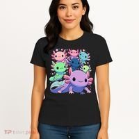 Axolotl Animals Kawaii Axolotls Women's T-Shirt thumb 4