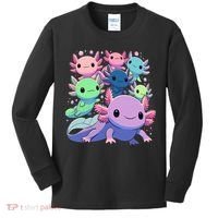 Axolotl Animals Kawaii Axolotls Kids Long Sleeve Shirt thumb 0