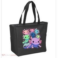 Axolotl Animals Kawaii Axolotls Tote Bag thumb 2