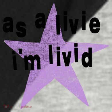 As A Live Im Livid Raglan Baseball Sleeve Shirt