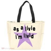 As A Live Im Livid Tote Bag thumb 0