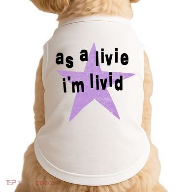 As A Live Im Livid Doggie Tank