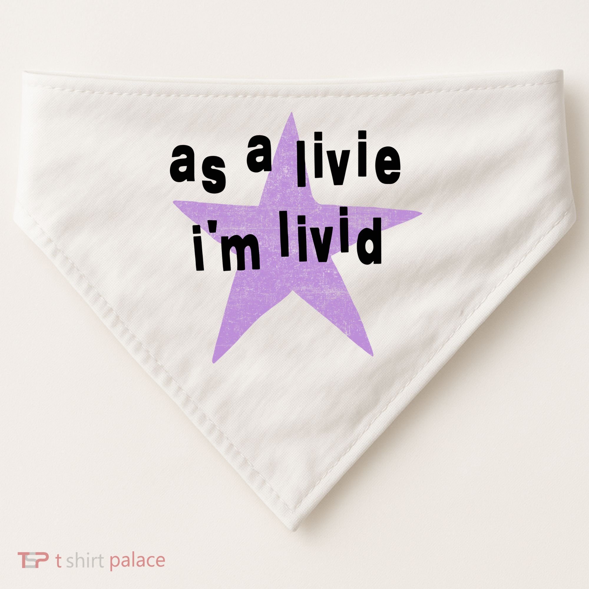 As A Live Im Livid USA-Made Doggie Bandana