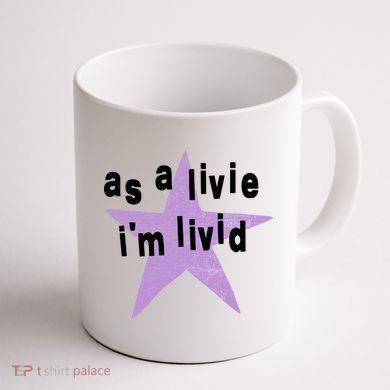 As A Live Im Livid Coffee Mug back
