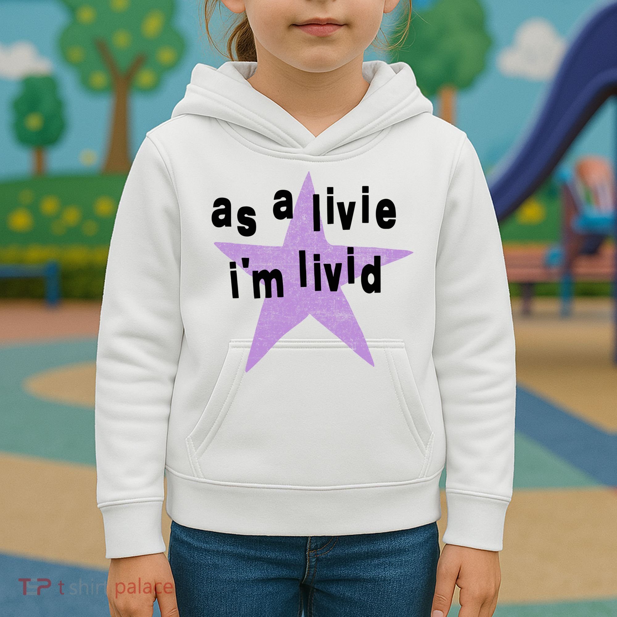 As A Live Im Livid Kids Hoodie