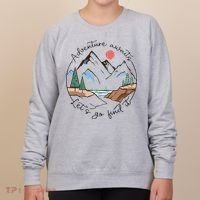 Adventure Awaits Let's Go Find It Adventure Awaits Women's Sweatshirt thumb 0