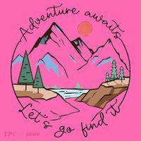 Adventure Awaits Let's Go Find It Adventure Awaits Stripe Pom Pom Beanie thumb 2