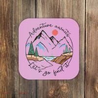 Adventure Awaits Let's Go Find It Adventure Awaits Coaster thumb 0