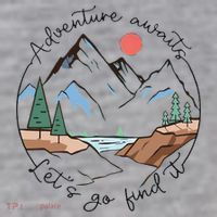 Adventure Awaits Let's Go Find It Adventure Awaits Infant Fleece One Piece thumb 2