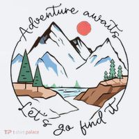 Adventure Awaits Let's Go Find It Adventure Awaits Sueded Cloud Jersey T-Shirt thumb 2