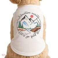 Adventure Awaits Let's Go Find It Adventure Awaits Doggie Tank thumb 0