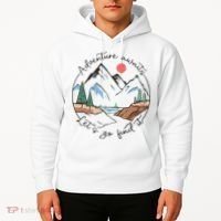 Adventure Awaits Let's Go Find It Adventure Awaits Hoodie thumb 2