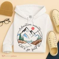 Adventure Awaits Let's Go Find It Adventure Awaits Hoodie thumb 4