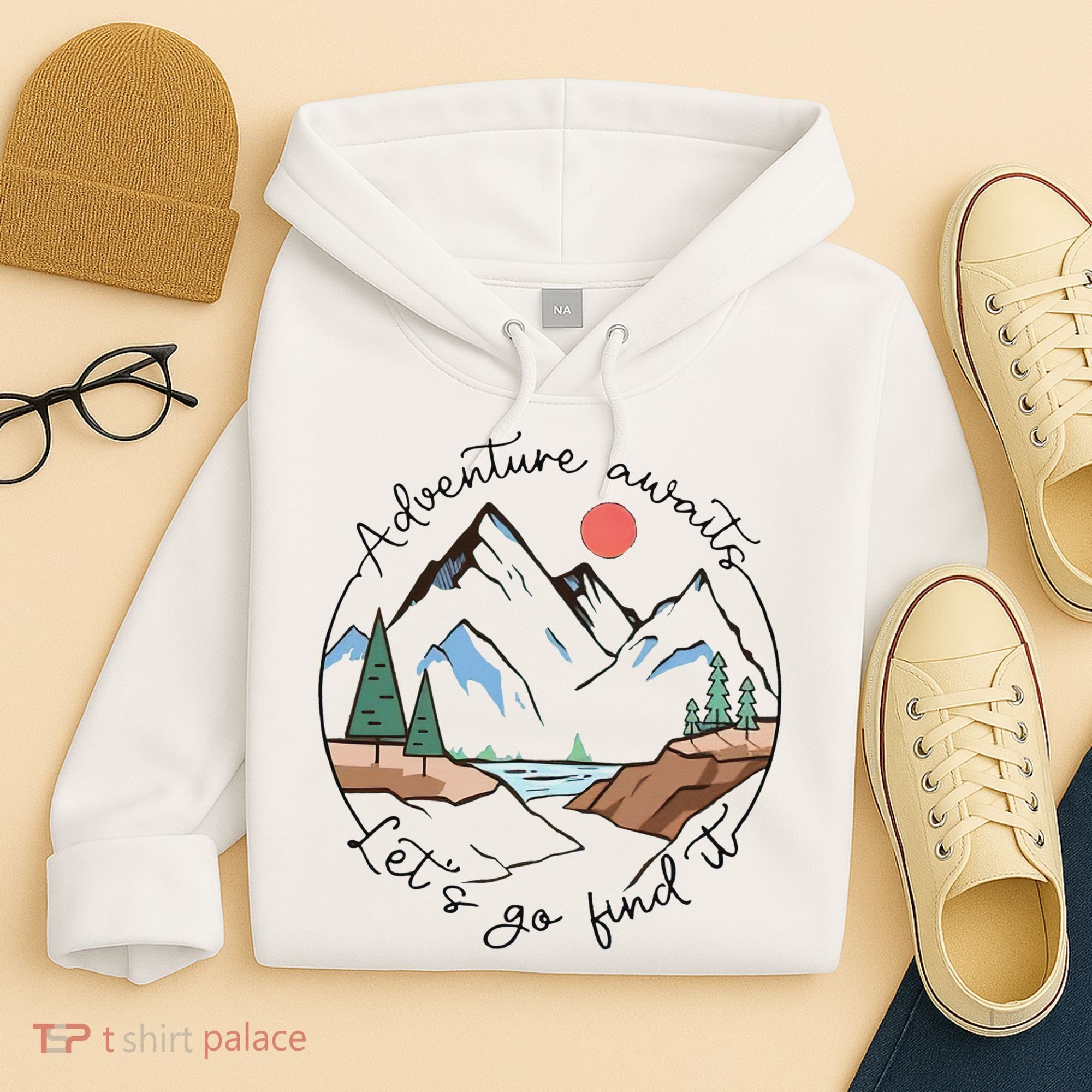 Adventure Awaits Let's Go Find It Adventure Awaits Hoodie