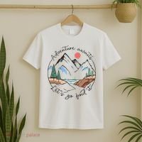 Adventure Awaits Let's Go Find It Adventure Awaits T-Shirt thumb 2