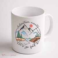 Adventure Awaits Let's Go Find It Adventure Awaits Coffee Mug thumb 1