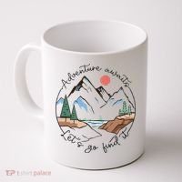 Adventure Awaits Let's Go Find It Adventure Awaits Coffee Mug thumb 0