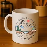 Adventure Awaits Let's Go Find It Adventure Awaits Coffee Mug thumb 4