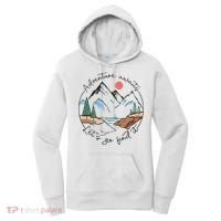 Adventure Awaits Let's Go Find It Adventure Awaits Women's Hoodie thumb 0