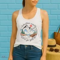 Adventure Awaits Let's Go Find It Adventure Awaits Women's Tank Top thumb 2