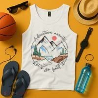 Adventure Awaits Let's Go Find It Adventure Awaits Tank Top thumb 4