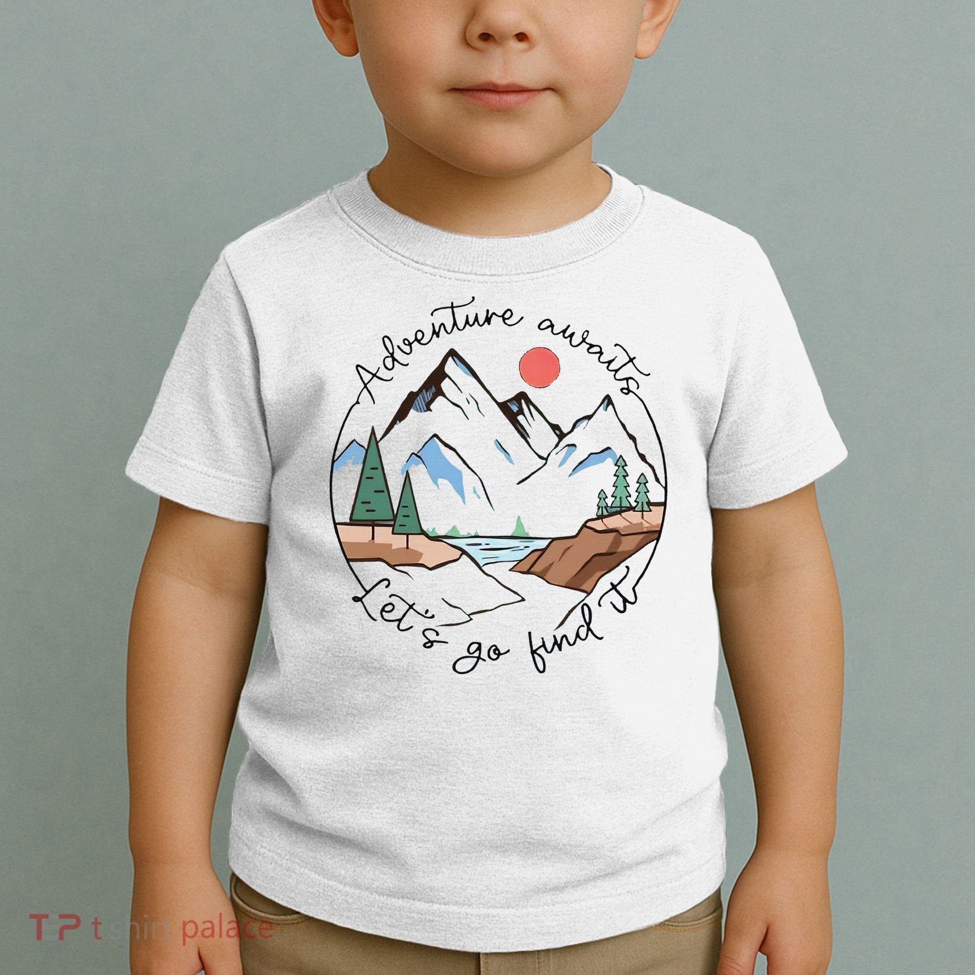 Adventure Awaits Let's Go Find It Adventure Awaits Toddler T-Shirt