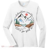 Adventure Awaits Let's Go Find It Adventure Awaits Women's Long Sleeve Shirt thumb 0