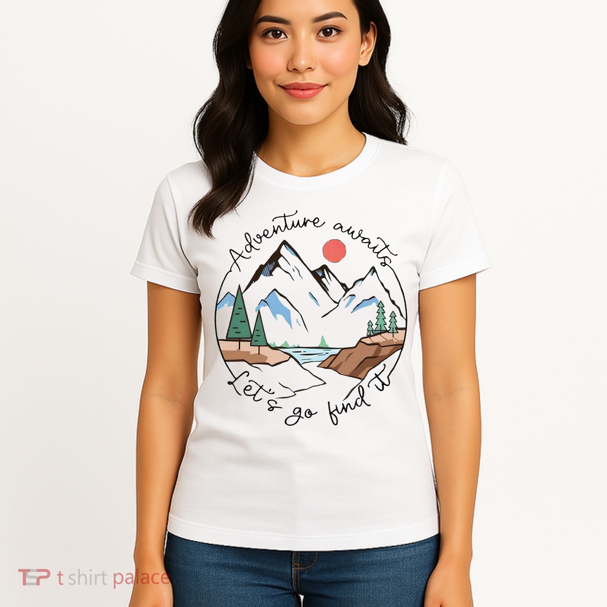 Adventure Awaits Let's Go Find It Adventure Awaits Women's T-Shirt