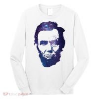 Abe Abraham Lincoln Galaxy Retro President 4th Of July Long Sleeve Shirt thumb 0