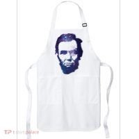 Abe Abraham Lincoln Galaxy Retro President 4th Of July Apron thumb 0