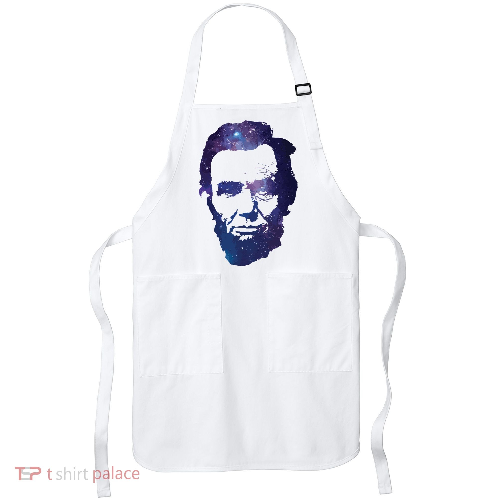 Abe Abraham Lincoln Galaxy Retro President 4th Of July Apron
