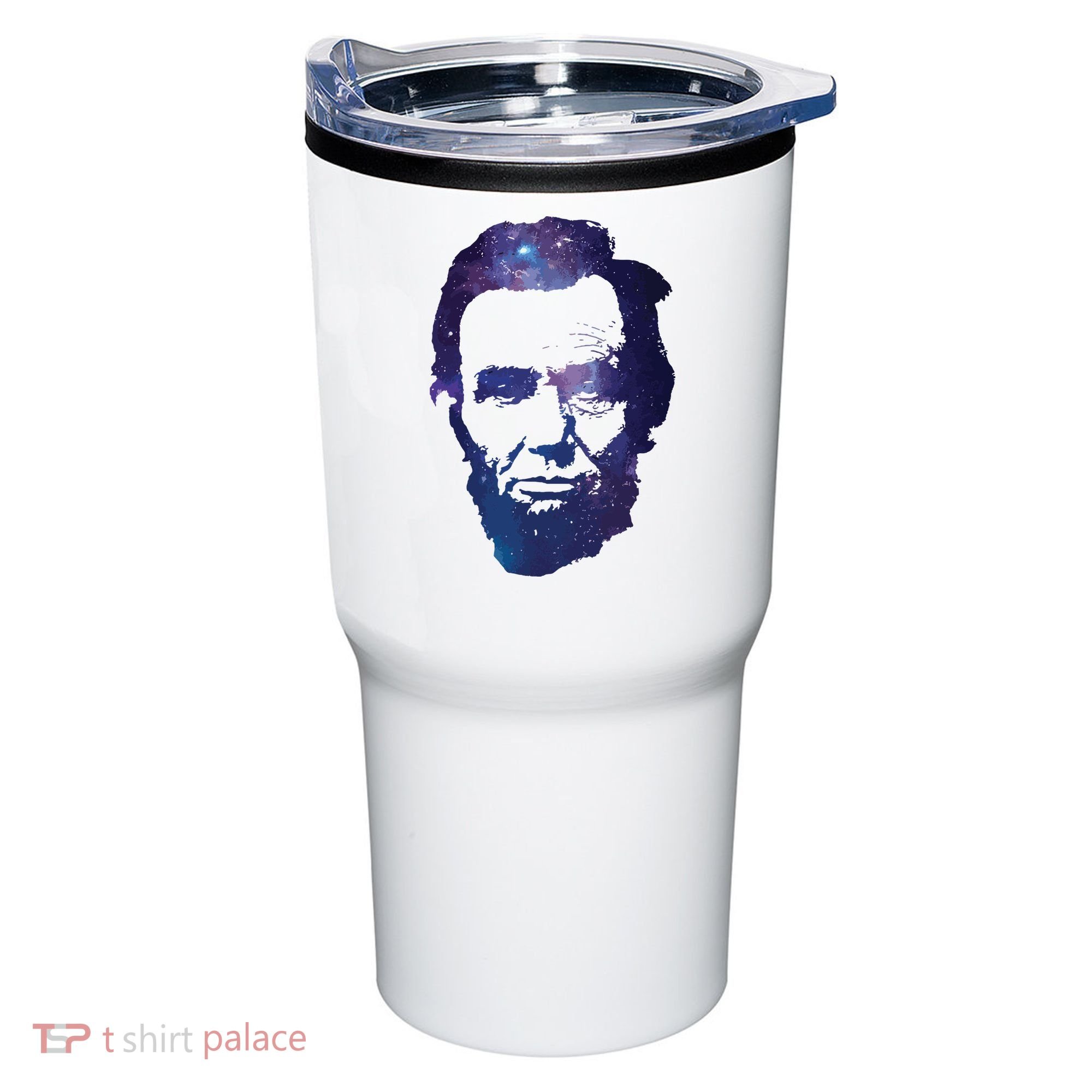 Abe Abraham Lincoln Galaxy Retro President 4th Of July Tumbler
