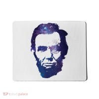 Abe Abraham Lincoln Galaxy Retro President 4th Of July Mousepad thumb 0