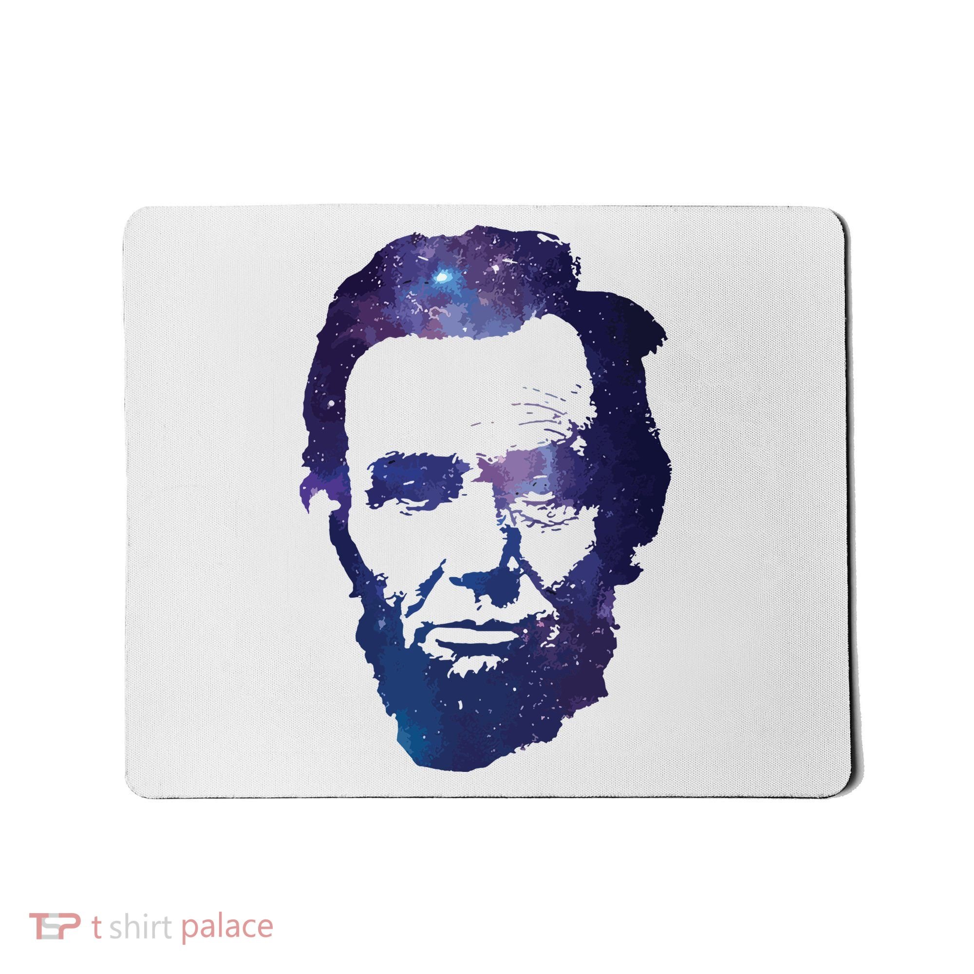 Abe Abraham Lincoln Galaxy Retro President 4th Of July Mousepad