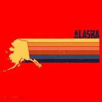 Retro Vintage Alaska Santa Hat thumb 1