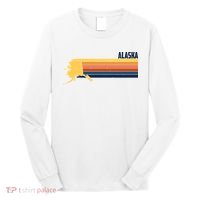 Retro Vintage Alaska Long Sleeve Shirt thumb 0