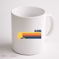 Retro Vintage Alaska Coffee Mug thumb 1