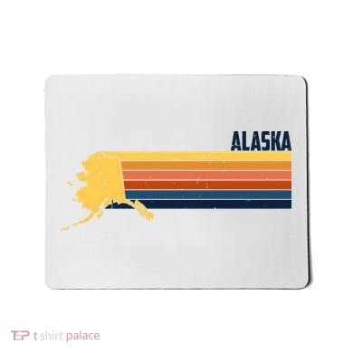 Retro Vintage Alaska Mousepad