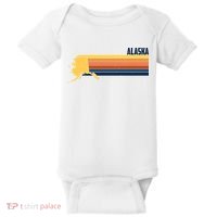 Retro Vintage Alaska Baby Bodysuit thumb 0