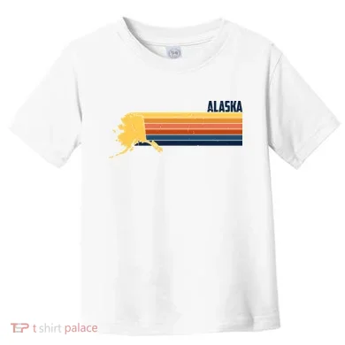 Retro Vintage Alaska Toddler T-Shirt
