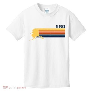 Retro Vintage Alaska Kids T-Shirt